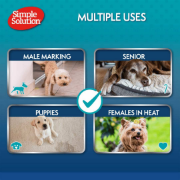 Simple Solution Large - Многократен памперс за мъжки кучета, 45-89 см. 2